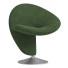 Chair Manhattan Comfort Curl Wool Blend Swivel Accent - Jasurbek