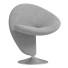 Chair Manhattan Comfort Curl Wool Blend Swivel Accent - Jasurbek