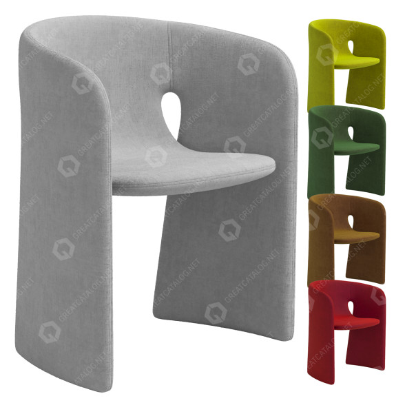 Fotel Roche Bobois Celeste model 3D