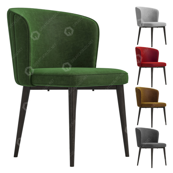 Стул Living by Design Claude Fabric 3D модель