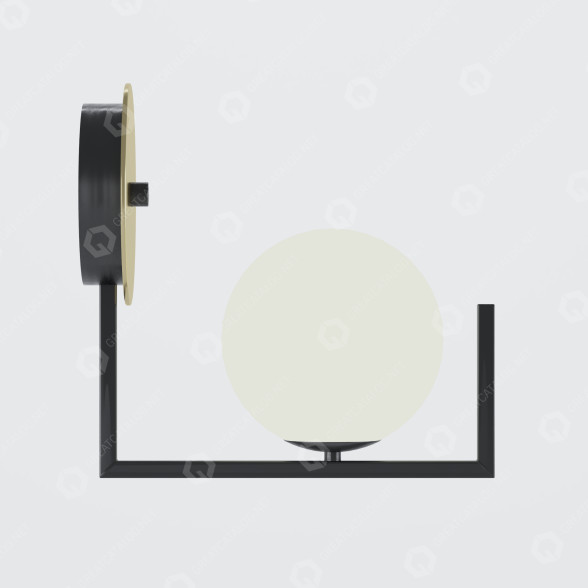 Lampe murale Ideal lux Birds AP1 modèle 3D