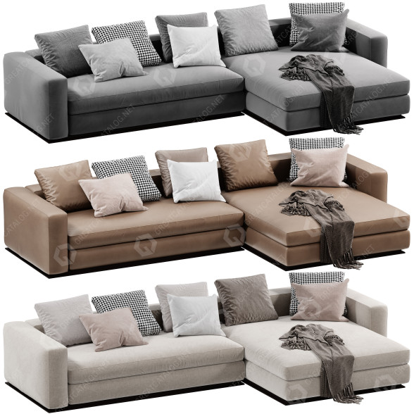 Диван Minotti Leonard 3D модель