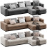 Диван Minotti Leonard - axtam3d