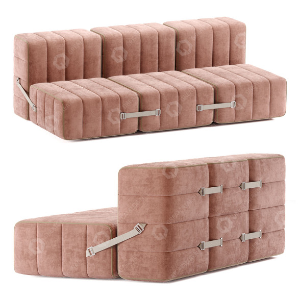 Sofa Ambivalenz Curt 3D-Modell