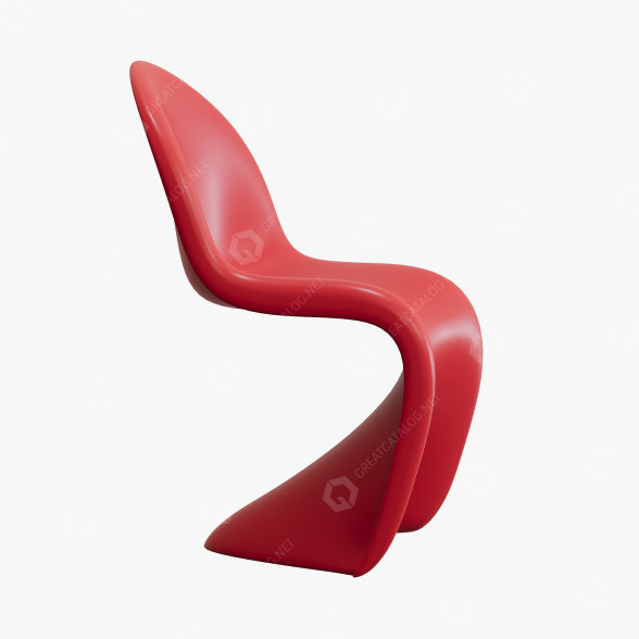 Krzesło Vitra Panton model 3D