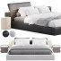 Cama y mesitas de noche Plan by Naustro Accent Collection - Theorema