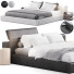 Cama y mesitas de noche Plan by Naustro Accent Collection - Theorema