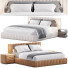 Cama y mesitas de noche Nick by Samoa - Theorema