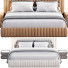Cama y mesitas de noche Nick by Samoa - Theorema