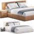 Cama y mesitas de noche Nick by Samoa - Theorema