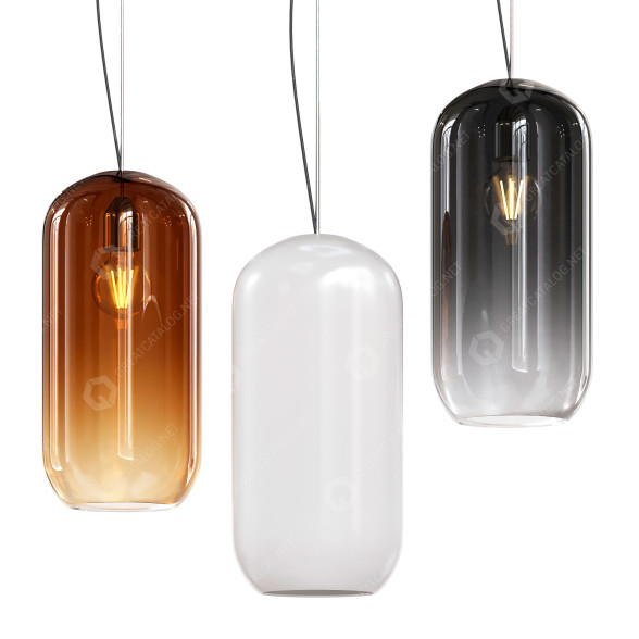 Lámpara colgante Artemide Gople Modelo 3D