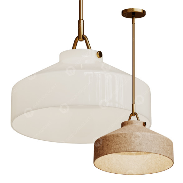 Lámpara colgante West Elm Henry Modelo 3D