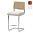 Tabouret de bar Life Interiors Blake Rattan Boucle - artpolka