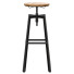 Барний стілець Zara Home Wooden and Metal Swivel - artpolka