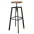 Барний стілець Zara Home Wooden and Metal Swivel - artpolka