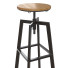 Барний стілець Zara Home Wooden and Metal Swivel - artpolka