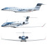 Літак Gulfstream Aerospace Corporation G800 - Kudim
