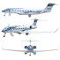 Літак Gulfstream Aerospace Corporation G800 - Kudim