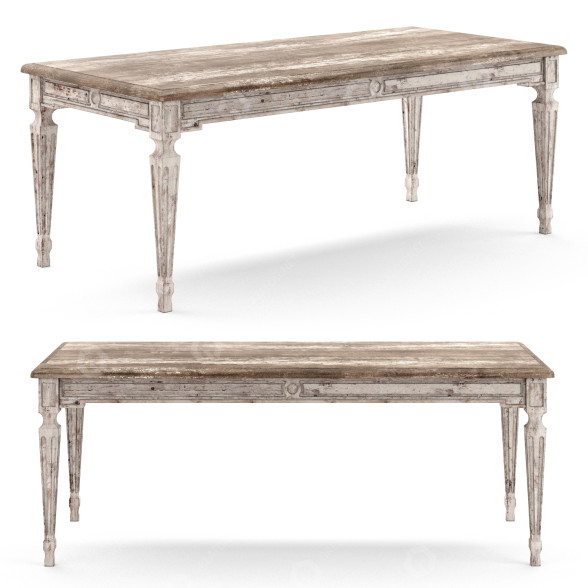 Стол Kathy Kuo Home Malani Rectangular 3D модель