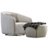 Fauteuil et Ottoman Minotti Portofino - ED-MONTE