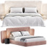 Cama y mesitas de noche Opera Contemporary Sheila - Theorema