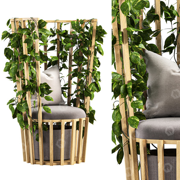 Кресло Hornbach Green Hideaway by Front 3D модель