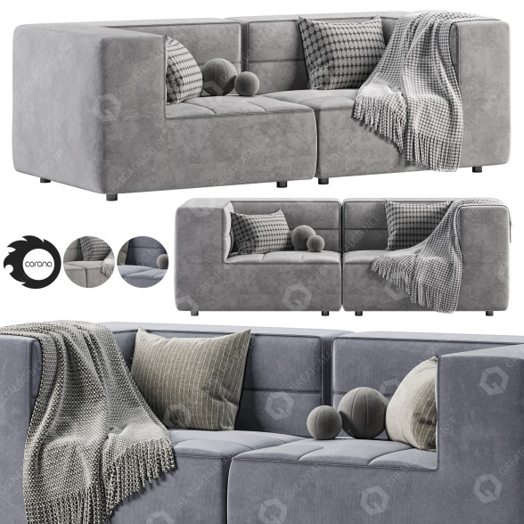 Sofa Part & Whole Chord model 3D