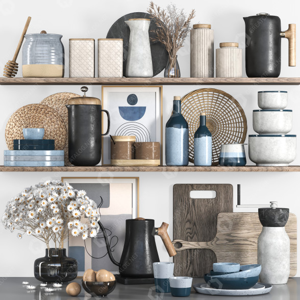 Декор Kitchen Accessories 028 3D модель