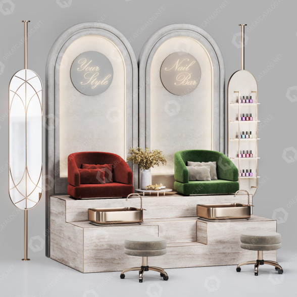 Salon Pedicure 03 3D-Modell