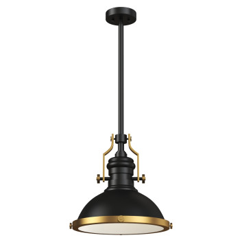 Lámpara colgante Elegant Lighting Eamon in Matte Black Modelo 3D