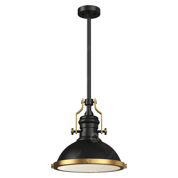 Lampa wisząca Elegant Lighting Eamon in Matte Black model 3D