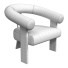 Sillón Life Interiors Boucle Curved - artpolka