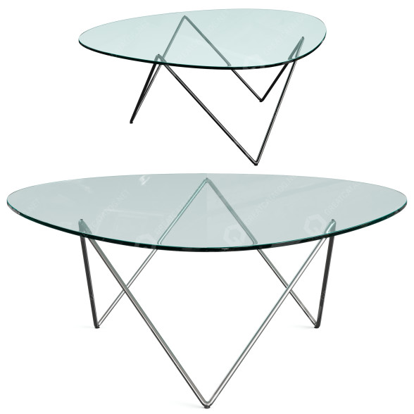 Coffee Table Gubi Pedrera 3D model