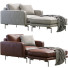 Fotel i pufa Wendelbo Edge V1 - ED-MONTE