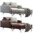 Fotel i pufa Wendelbo Edge V1 - ED-MONTE
