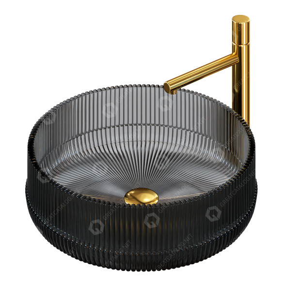 Lavabo Crystal Glass modèle 3D