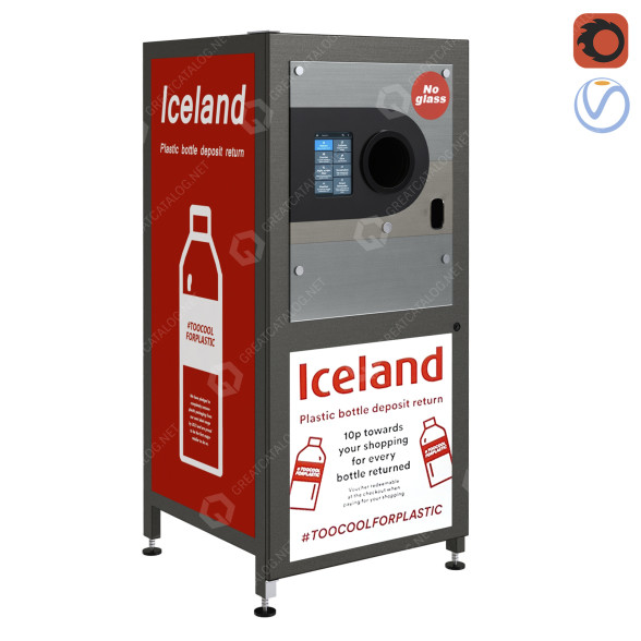 Фандомат Reverse Vending Machine 3D модель