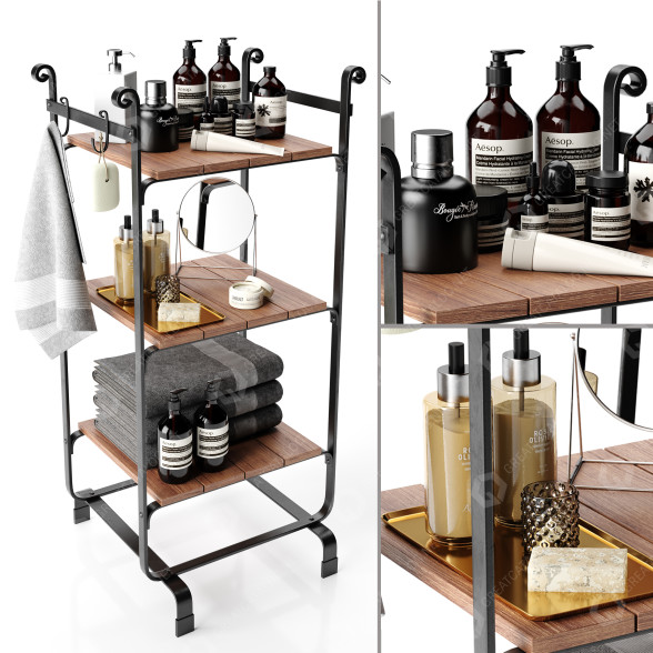 Декор Bathroom Accessories 04 3D модель