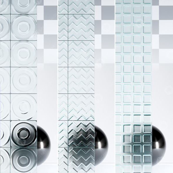 Verre 4K Materials V2-2 modèle 3D