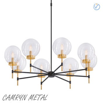 Lámpara de araña Camryn Metal Modelo 3D