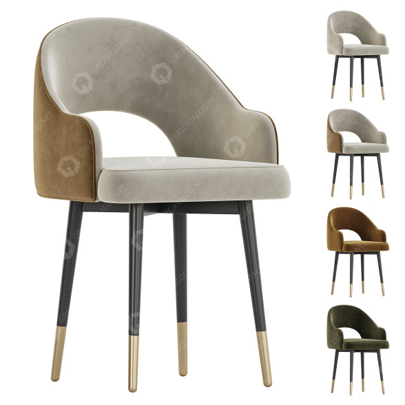 Chair Modern Metal 3D model