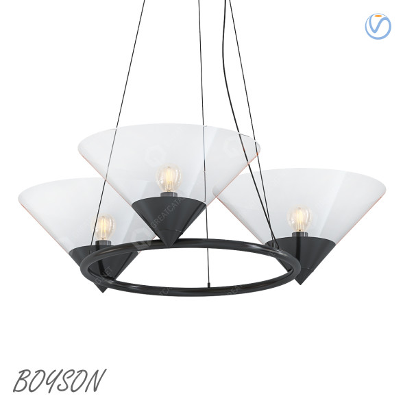 Chandelier Pottery Barn Boyson 3D model
