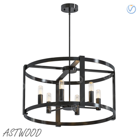 Люстра Hunter Astwood 6 3D модель
