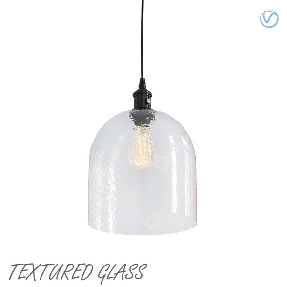 Підвісний світильник Pottery Barn Textured Glass 3D модель