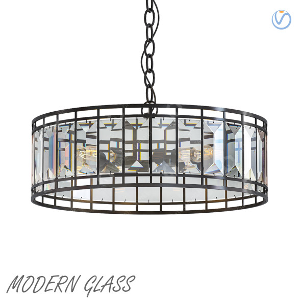 Люстра Modern Glass 3D модель