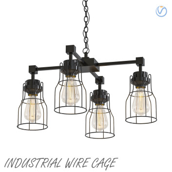 Люстра Industrial Wire Cage by LNC