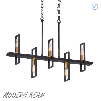 Pendant Lamp Modern Beam 3D model