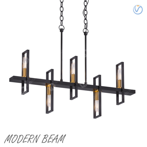 Pendant Lamp Modern Beam 3D model