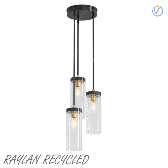Підвісний світильник Pottery Barn Raylan Recycled 3D модель