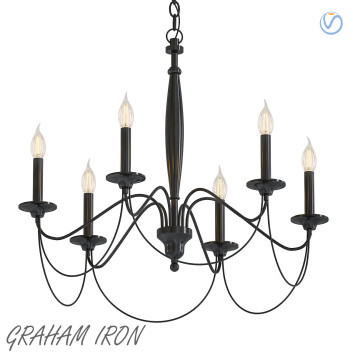 Люстра Pottery Barn Graham Iron